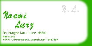 noemi lurz business card